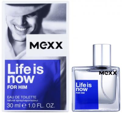 Mexx Life Is Now For Him toaletn voda pro mue 30 ml