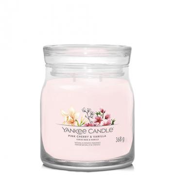 Yankee Candle Pink Cherry & Vanilla signature svka stedn 368 g