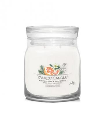 Yankee Candle White Spruce & Grapefruit signature svka stedn 368 g