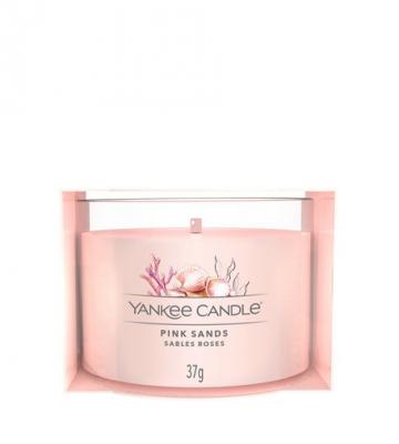 Yankee Candle Pink Sands votivn svka ve skle 37 g