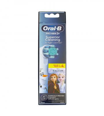 Oral-B Pro Kids 3  Frozen nhradn hlavice na elektrick kartek pro dti 4 ks